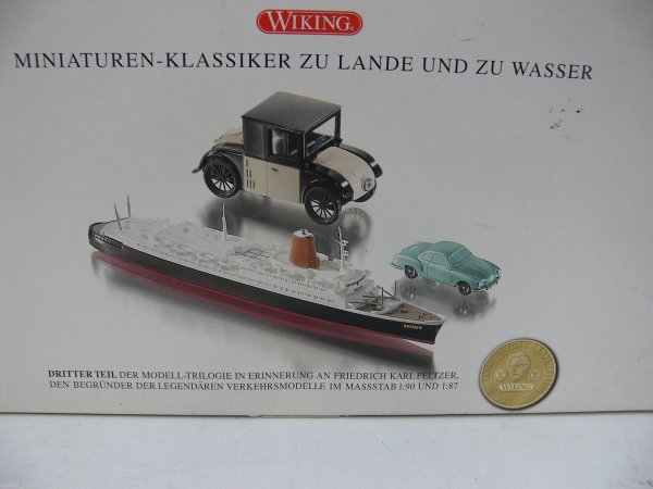 1/87 Wiking Miniaturen-Klassiker zu Lande und zu Wasser Set 990 34