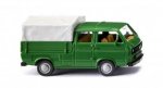 1/87 Wiking VW T3 Doppelkabine - grasgrün 0293 09