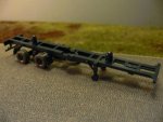 1/87 Wiking 40ft Container Chassis dunkelblau 52011ch