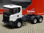 1/87 Herpa Scania CG 17 6x6 3-Achs Zugmaschine weiß 309745