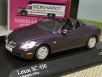 1/43 Minichamps Lexus SC 430 2001 Purple metallic 400 166132