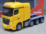 1/87 Herpa MB Actros 4achs Schwerlastzugmaschine gelb