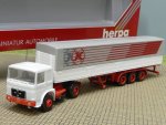 1/87 Herpa MAN F90 Kässbohrer Planen-Sattelzug