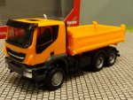 1/87 Herpa Iveco Trakker 6x6 Baukipper-LKW orange 309998