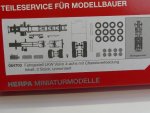 1/87 Herpa Fahrgestell LKW Volvo 4-achs LKW mit Chassisverkleidung 2 Stück 084703