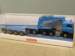 1/87 Wiking MAN F90 hellblau Tieflader 505 01