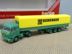 1/87 Herpa MB NG Schenker Planen-Sattelzug