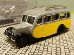 1/87 Norev Citroen U23 Autocar Bus 1947 gelb grau 159925