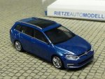 1/87 Rietze VW Golf 7 Variant blau mit Panoramadach