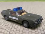 1/87 Busch Pontiac Firebird TransAm Military Police Praline