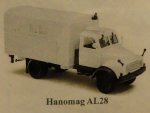 1/87 Busch Hanomag AL 28 1958 weiß Bausatz 60260