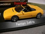 1/43 Herpa Ferrari 348 ts gelb ohne Hardtop 010214