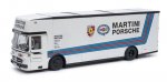 1/18 Schuco MB O 317 Renntransporter Porsche Martini Racing 450032400