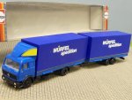 1/87 Herpa MB NG Würfel Spedition Planen-Tandem-Hängerzug 829290