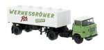 1/87 Brekina IFA W 50 Bier-Sattelzug Wernesgrüner 71214