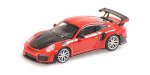 1/87 Minichamps Porsche 911 GT2 RS 2018 red w/ carbon bonnet 870068121