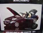 1/18 Minichamps MB SLS AMG Roadster Cabrio 2011 blaumetallic 100 039031