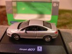 1/87 Welly Peugeot 407 Coupe silber 73111
